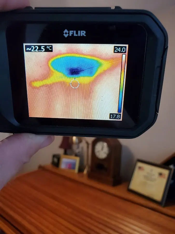 Thermal imaging inspection for water damage in Newberg
